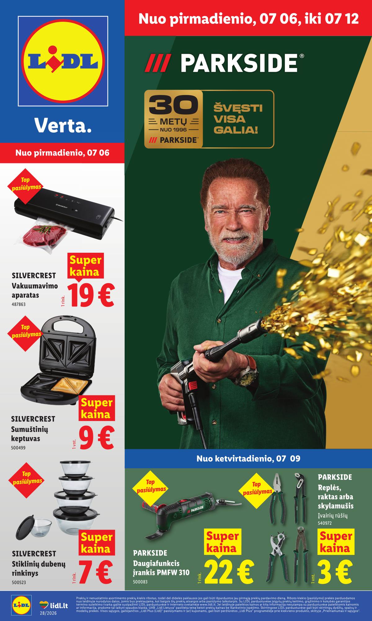 Lidl - LIDL Ne maisto prekių akcijų leidinys 1 puslapis