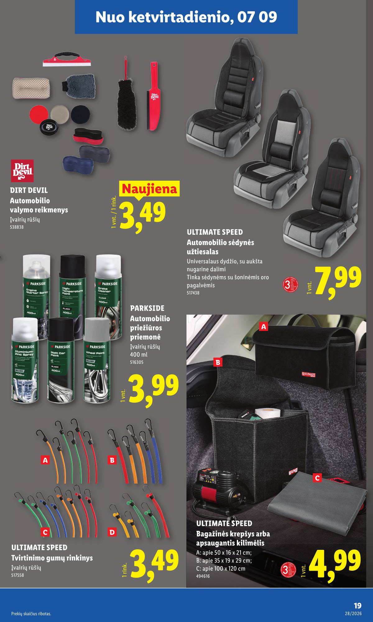 Lidl - LIDL Ne maisto prekių akcijų leidinys 19 puslapis