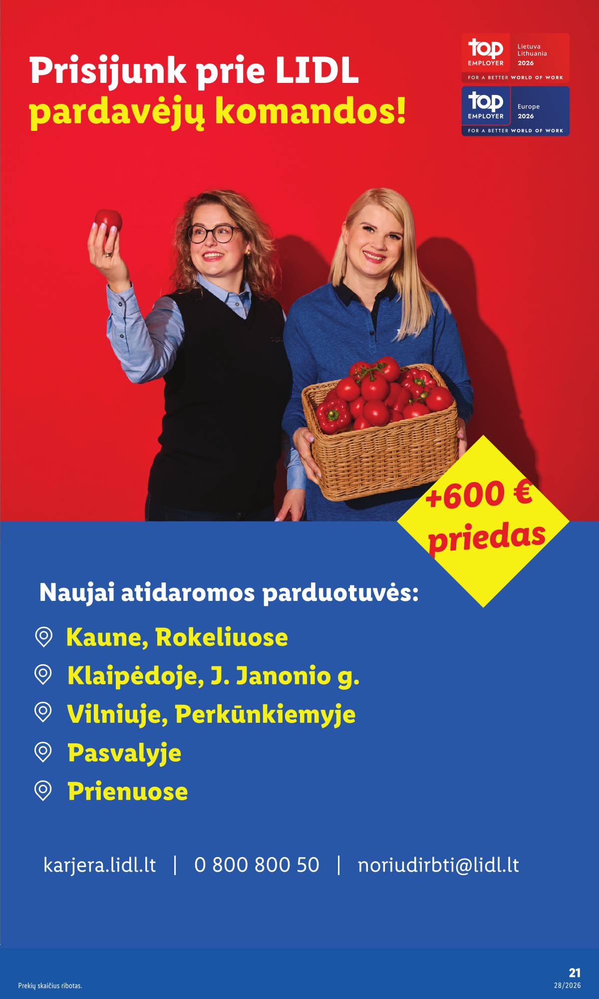 Lidl - LIDL Ne maisto prekių akcijų leidinys 21 puslapis