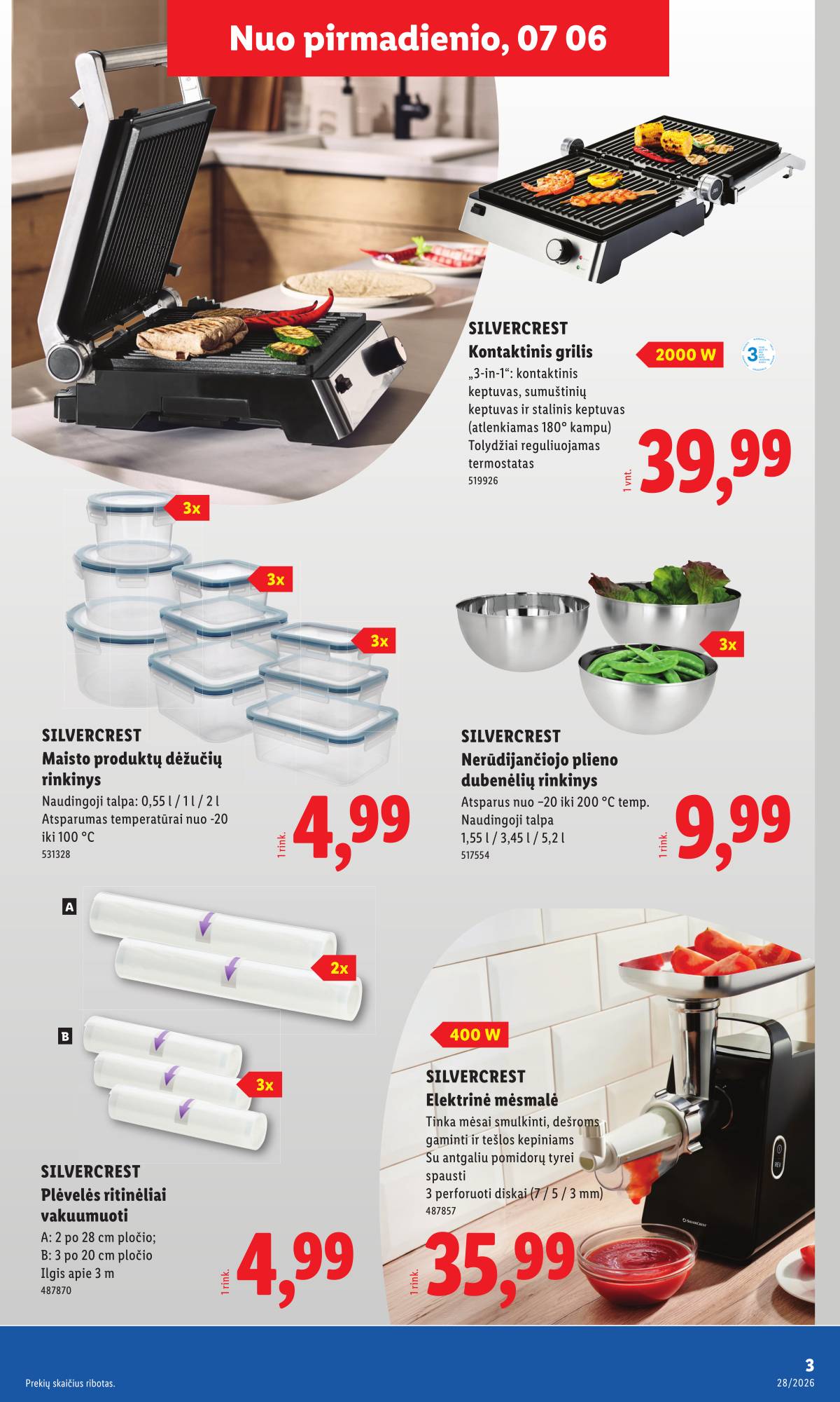 Lidl - LIDL Ne maisto prekių akcijų leidinys 3 puslapis
