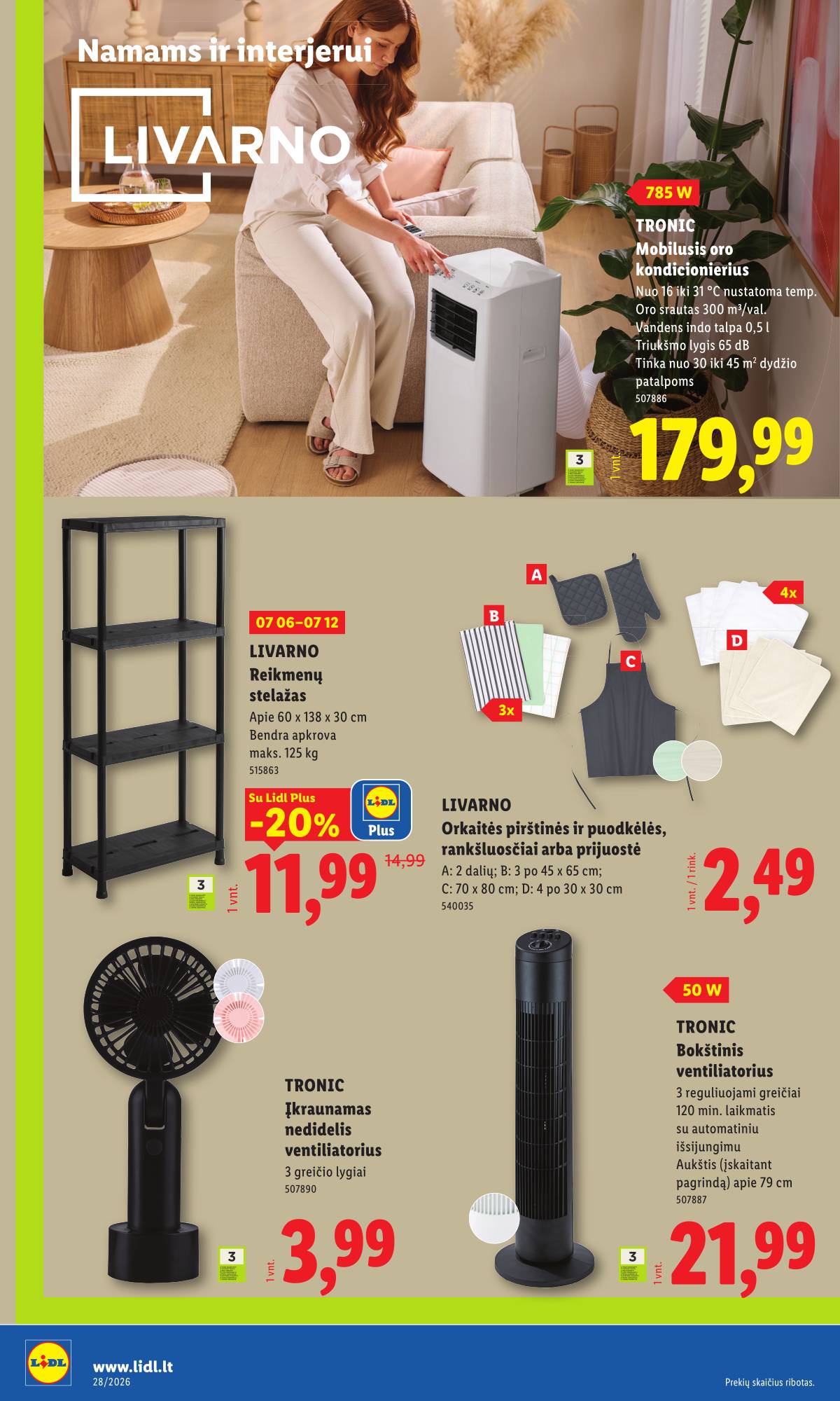 Lidl - LIDL Ne maisto prekių akcijų leidinys 8 puslapis