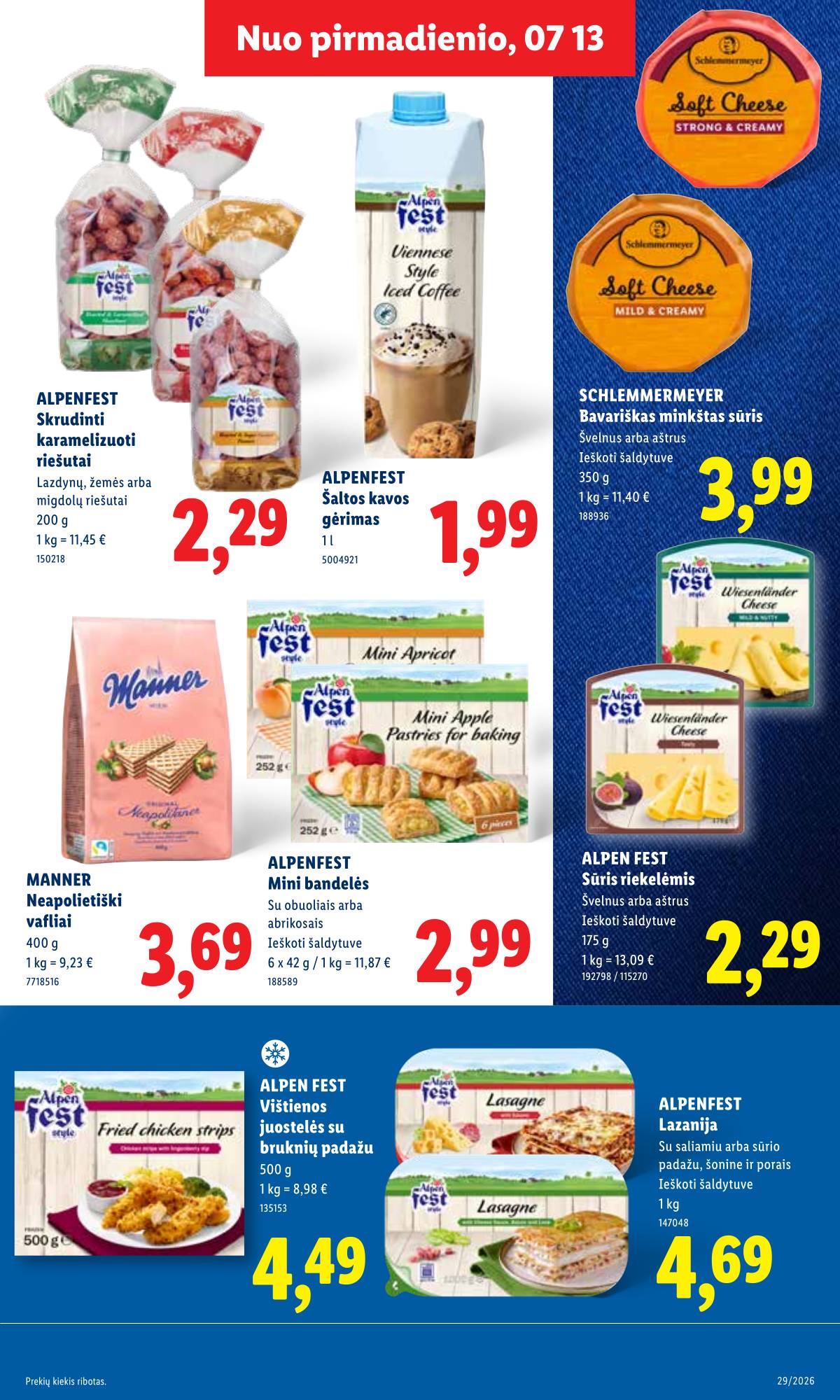 Lidl - LIDL SAVAITĖS Maisto prekių akcijų leidinys 13 puslapis
