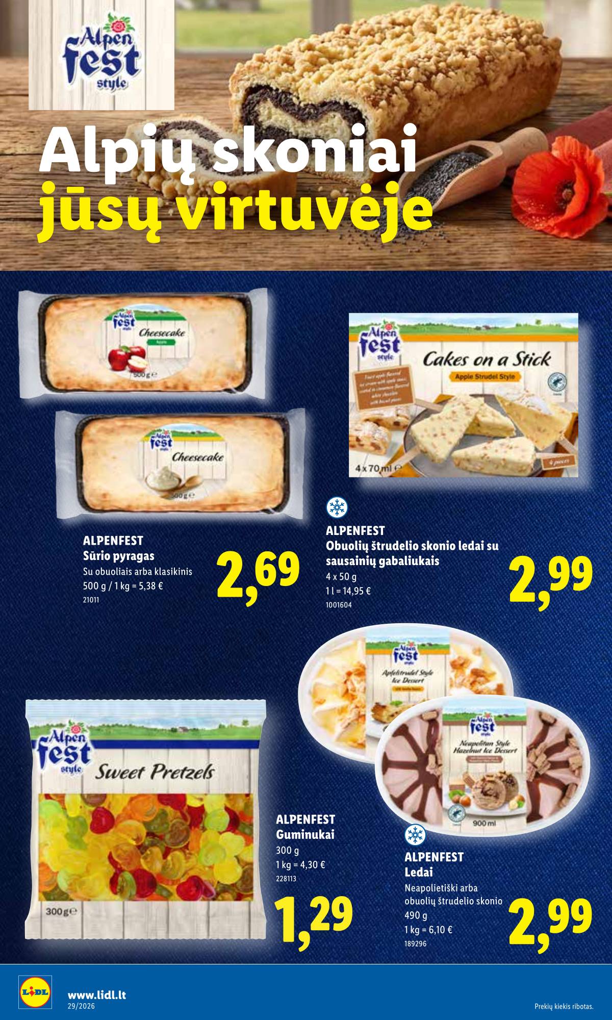 Lidl - LIDL SAVAITĖS Maisto prekių akcijų leidinys 14 puslapis