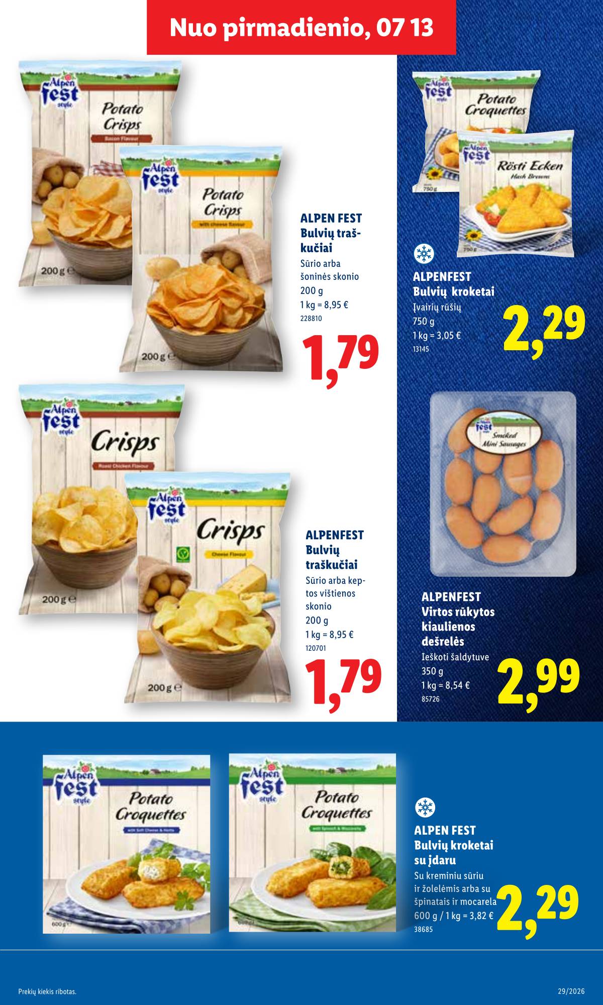 Lidl - LIDL SAVAITĖS Maisto prekių akcijų leidinys 15 puslapis