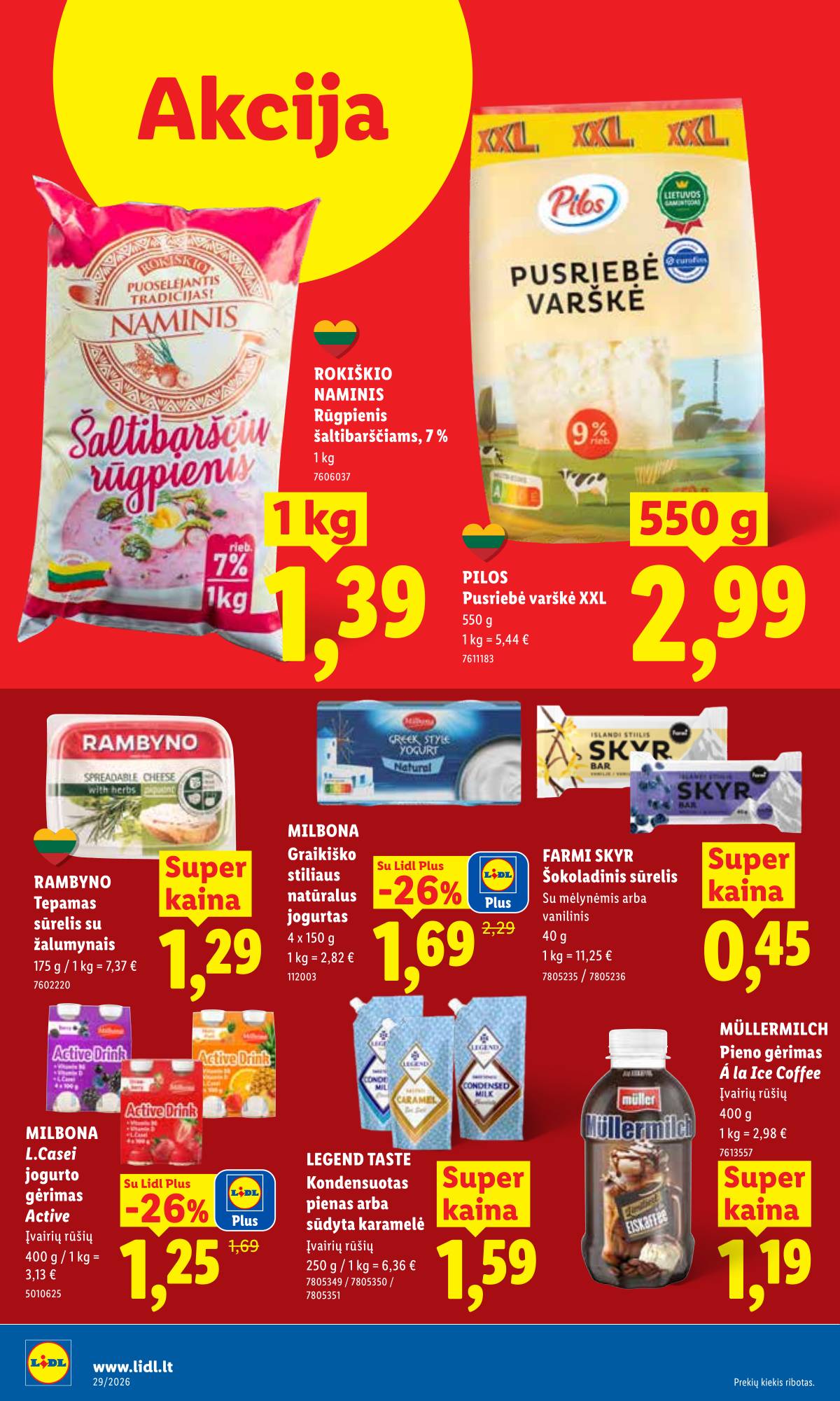Lidl - LIDL SAVAITĖS Maisto prekių akcijų leidinys 16 puslapis