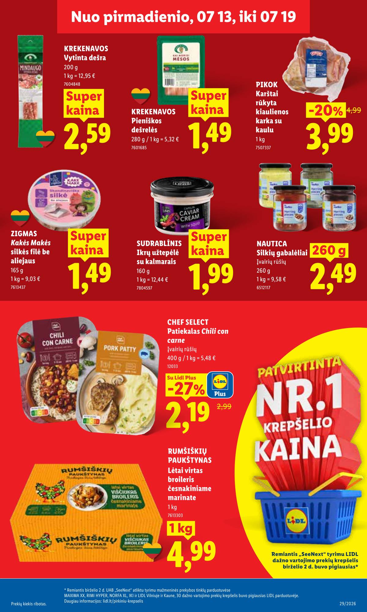 Lidl - LIDL SAVAITĖS Maisto prekių akcijų leidinys 17 puslapis