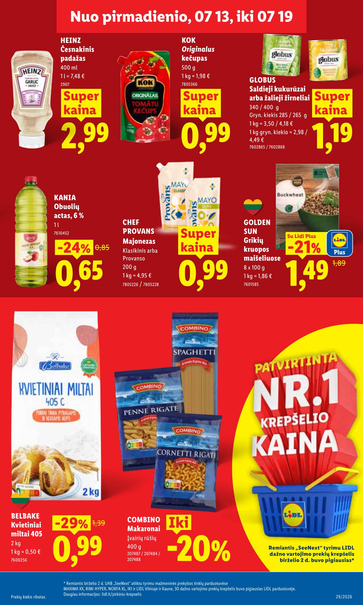Lidl - LIDL SAVAITĖS Maisto prekių akcijų leidinys 19 puslapis