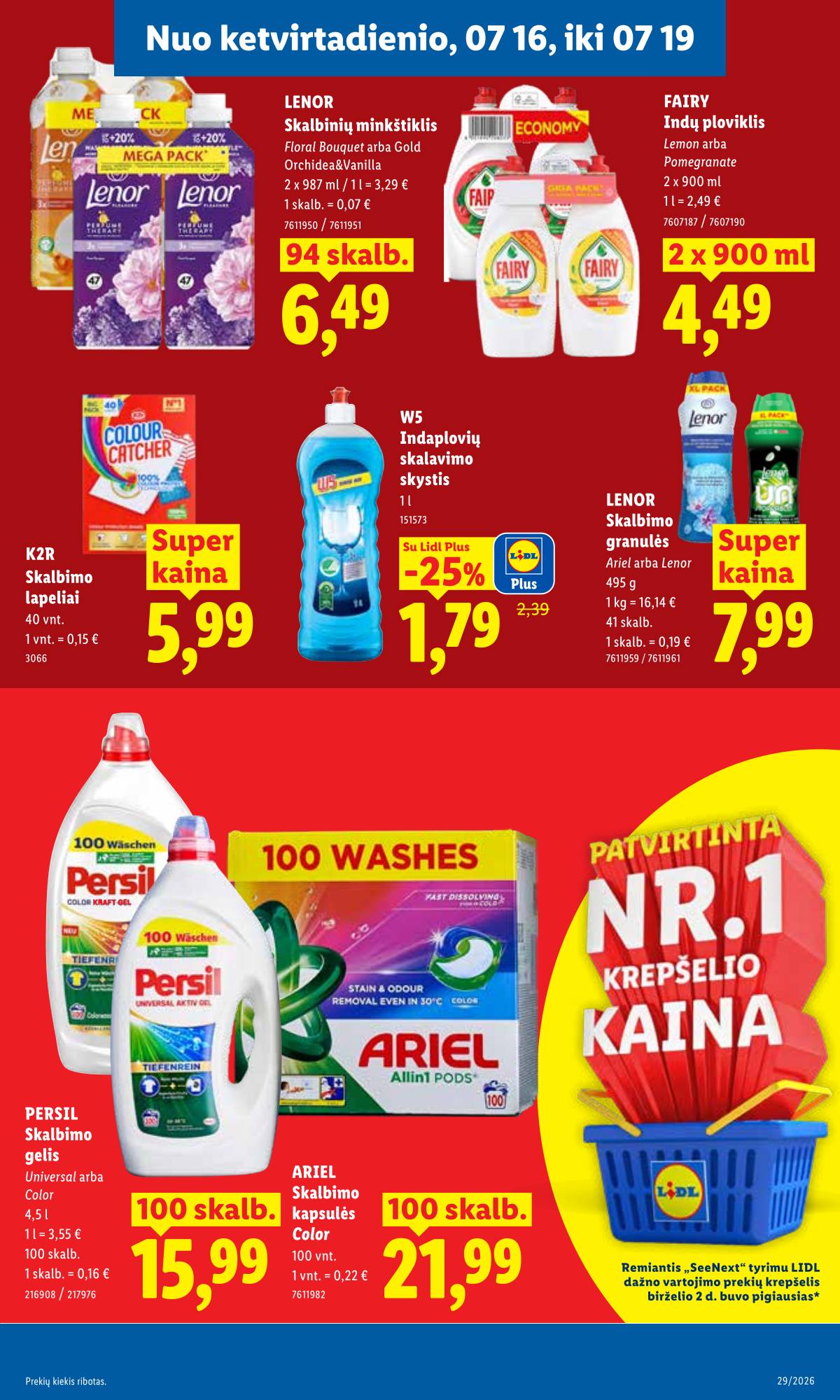 Lidl - LIDL SAVAITĖS Maisto prekių akcijų leidinys 29 puslapis