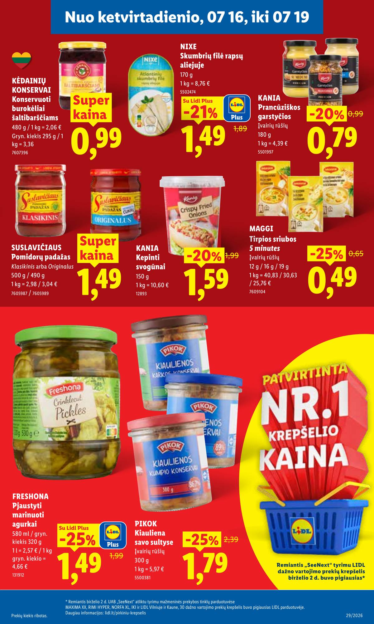 Lidl - LIDL SAVAITĖS Maisto prekių akcijų leidinys 31 puslapis