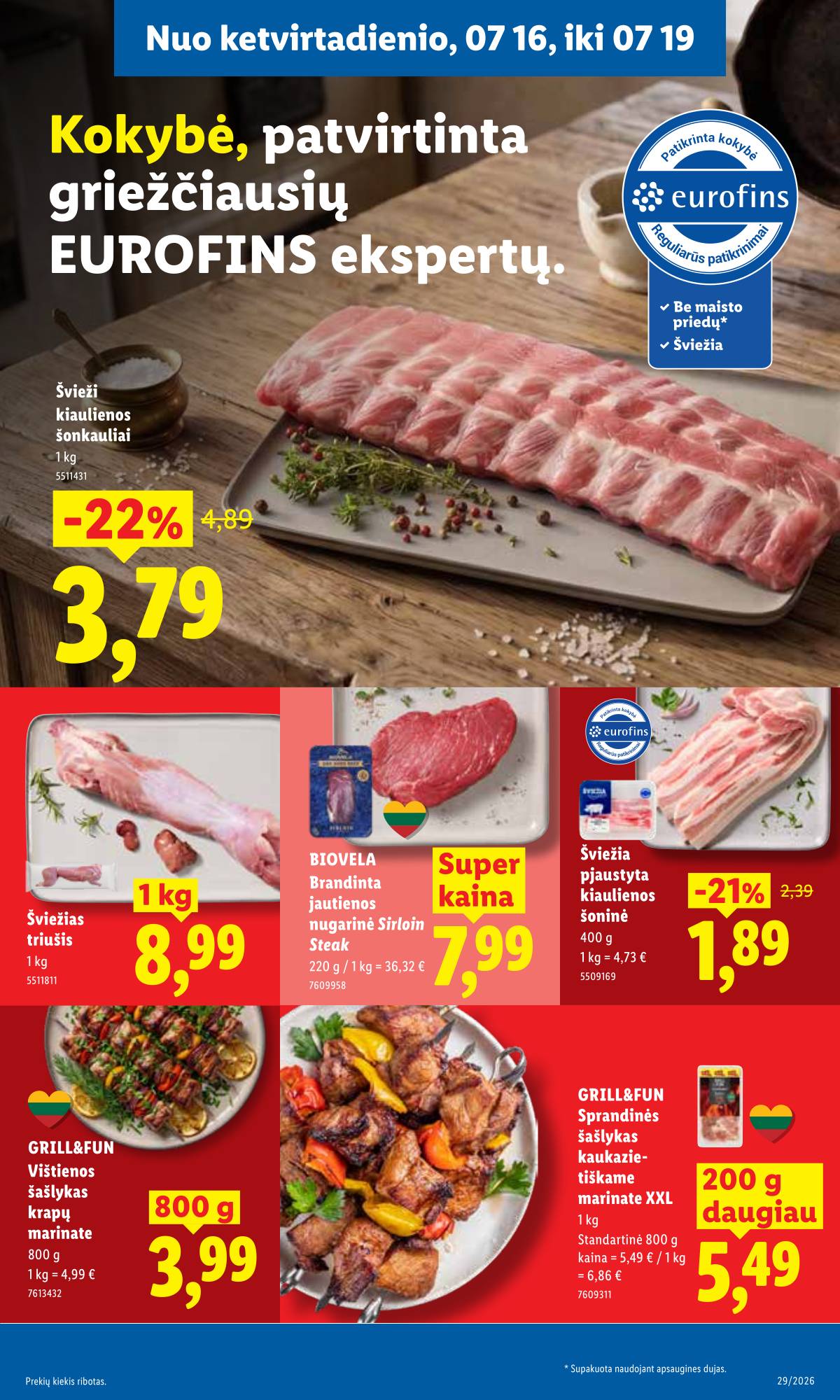 Lidl - LIDL SAVAITĖS Maisto prekių akcijų leidinys 39 puslapis