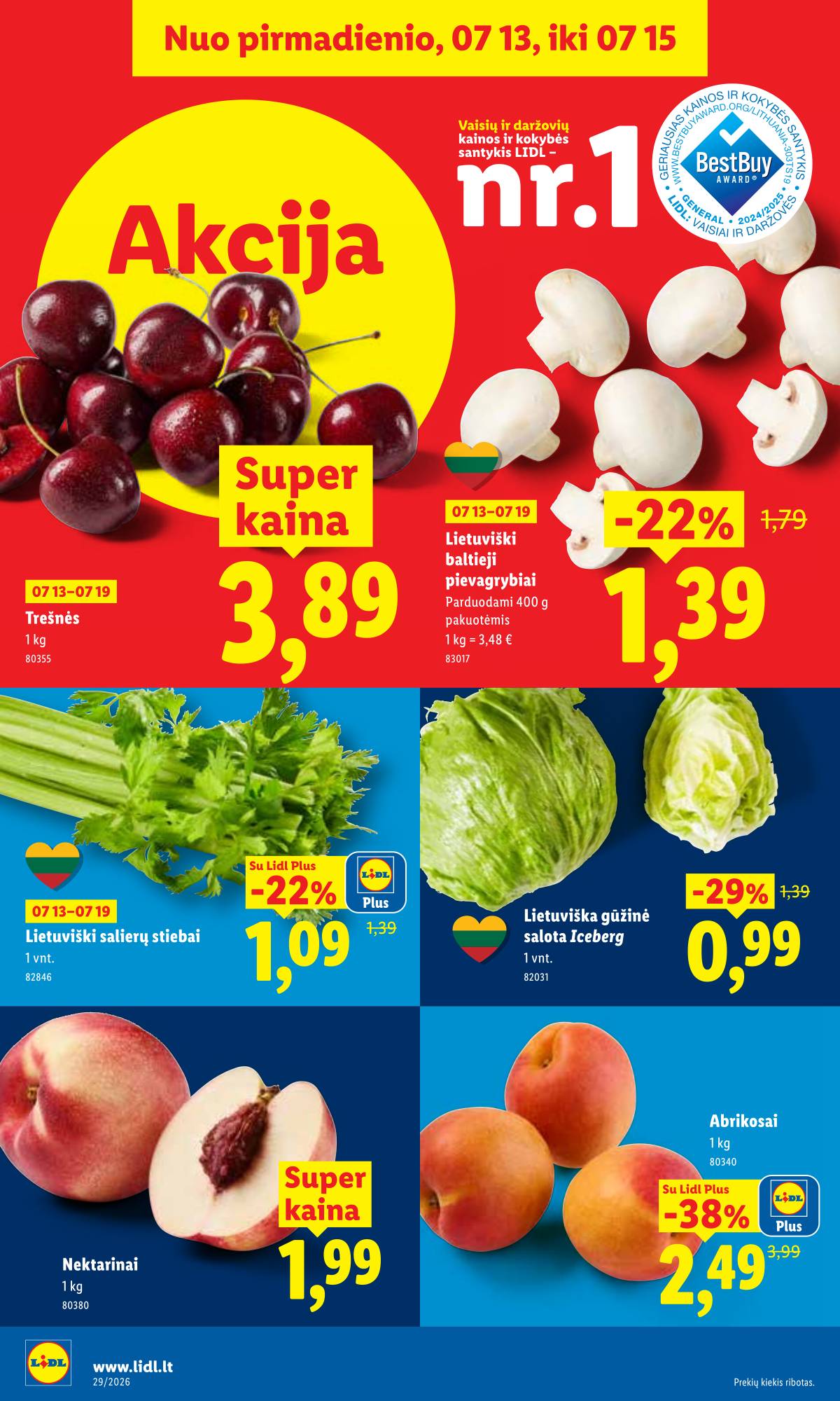 Lidl - LIDL SAVAITĖS Maisto prekių akcijų leidinys 4 puslapis