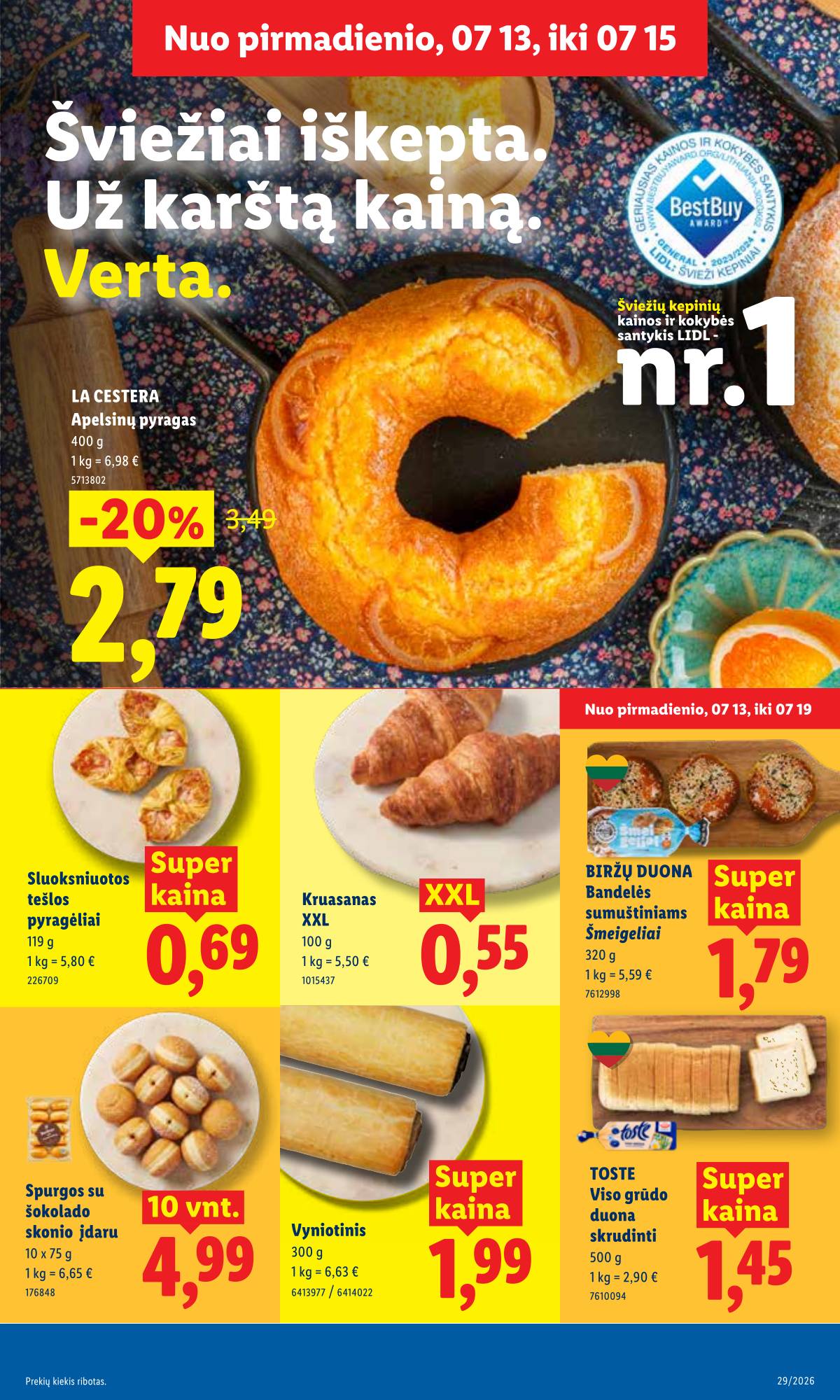 Lidl - LIDL SAVAITĖS Maisto prekių akcijų leidinys 7 puslapis