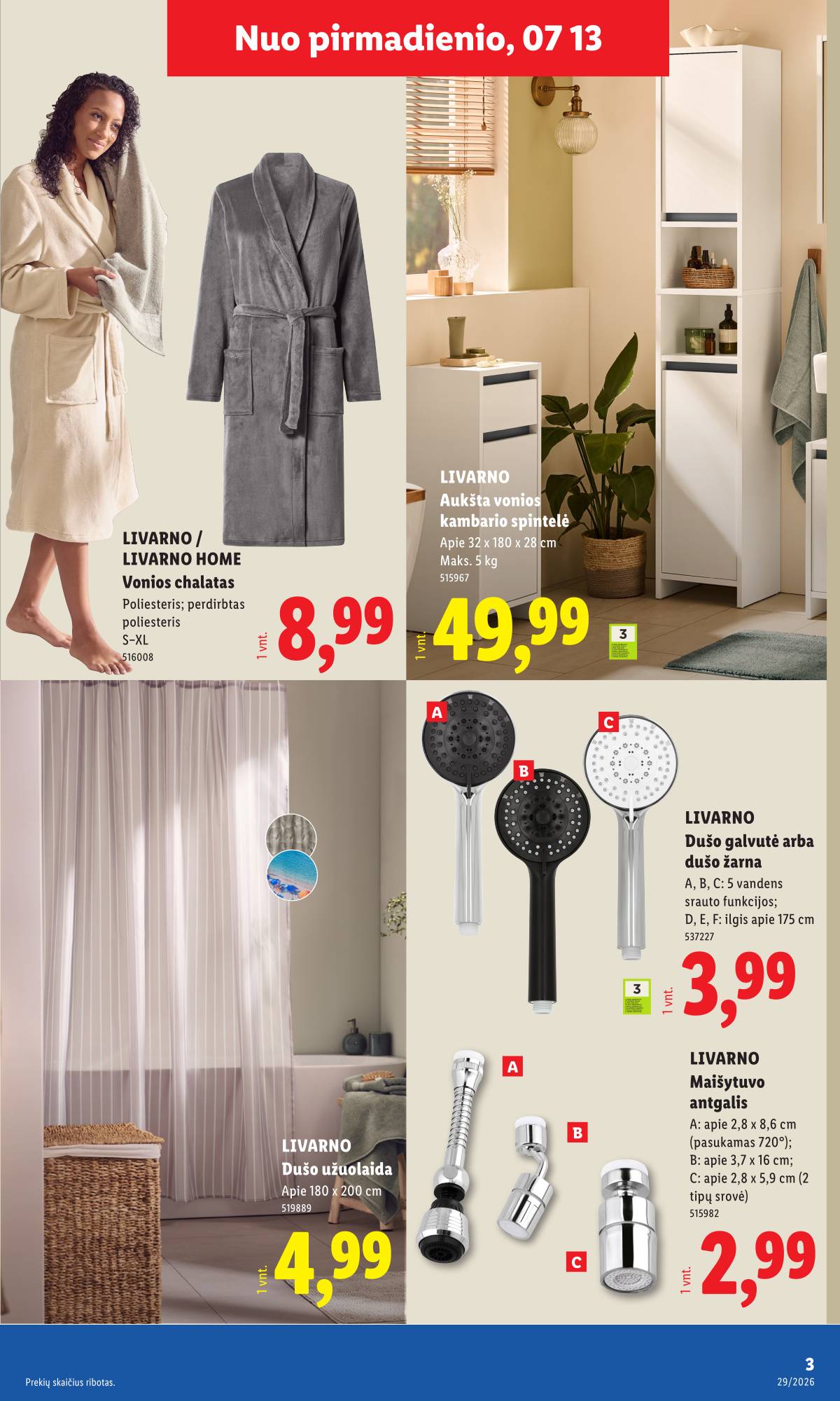 Lidl - LIDL Ne maisto prekių akcijų leidinys 3 puslapis