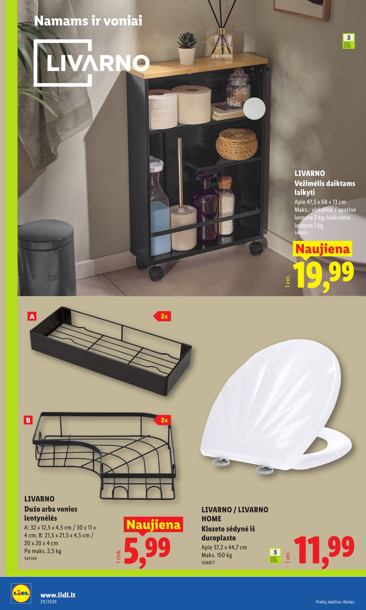 Lidl - LIDL Ne maisto prekių akcijų leidinys 4 puslapis