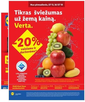 Lidl - Keturiose LIDL parduotuvėse! 2026-07-13 – 2026-07-19