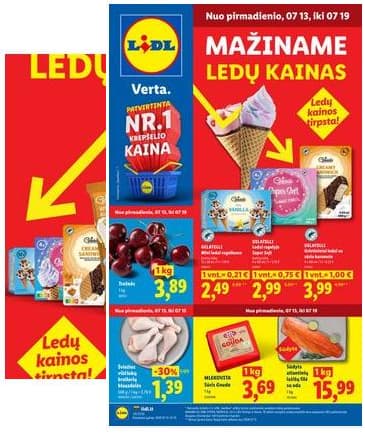 Lidl - LIDL SAVAITĖS Maisto prekių akcijų leidinys 2026-07-13 – 2026-07-19