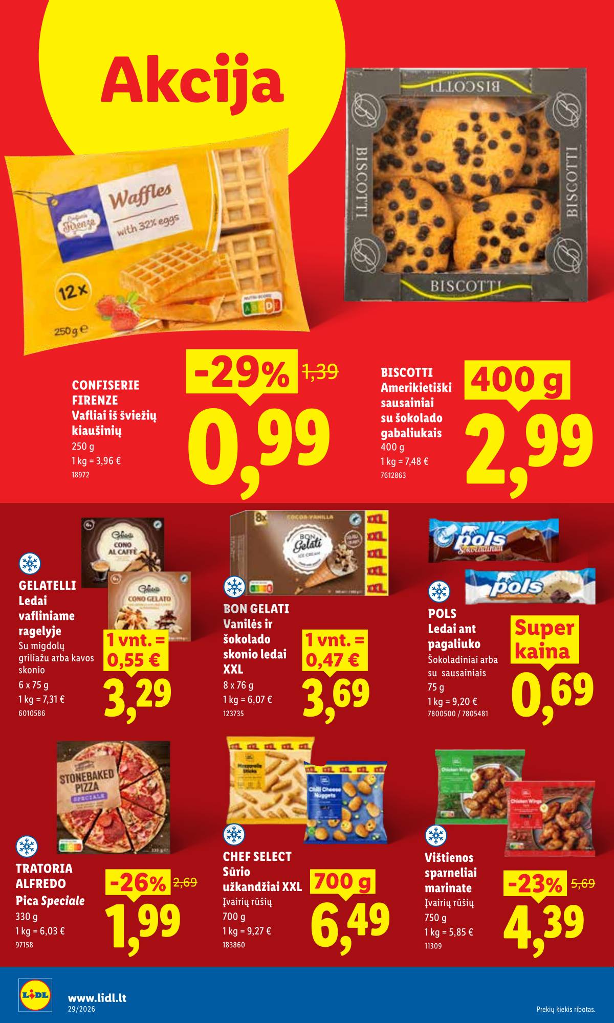 Lidl - LIDL SAVAITĖS Maisto prekių akcijų leidinys 14 puslapis