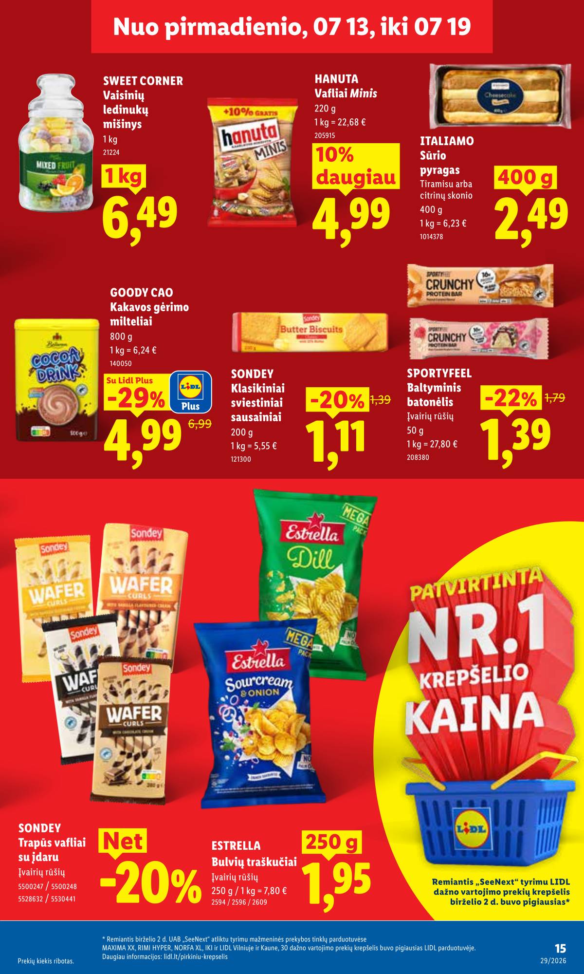 Lidl - LIDL SAVAITĖS Maisto prekių akcijų leidinys 15 puslapis