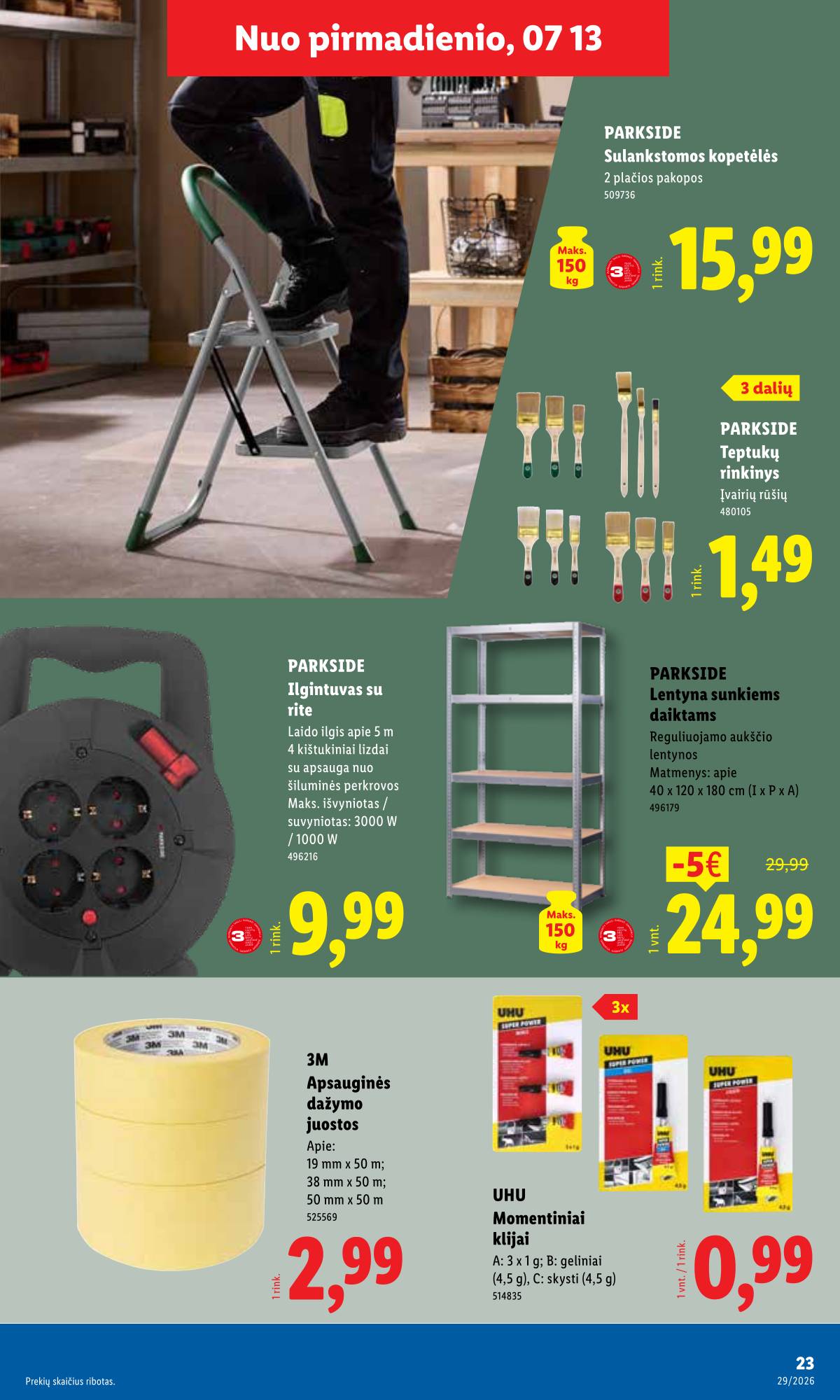 Lidl - LIDL SAVAITĖS Maisto prekių akcijų leidinys 23 puslapis