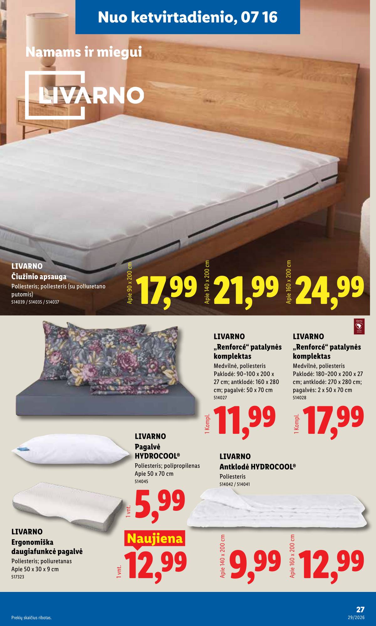 Lidl - LIDL SAVAITĖS Maisto prekių akcijų leidinys 27 puslapis