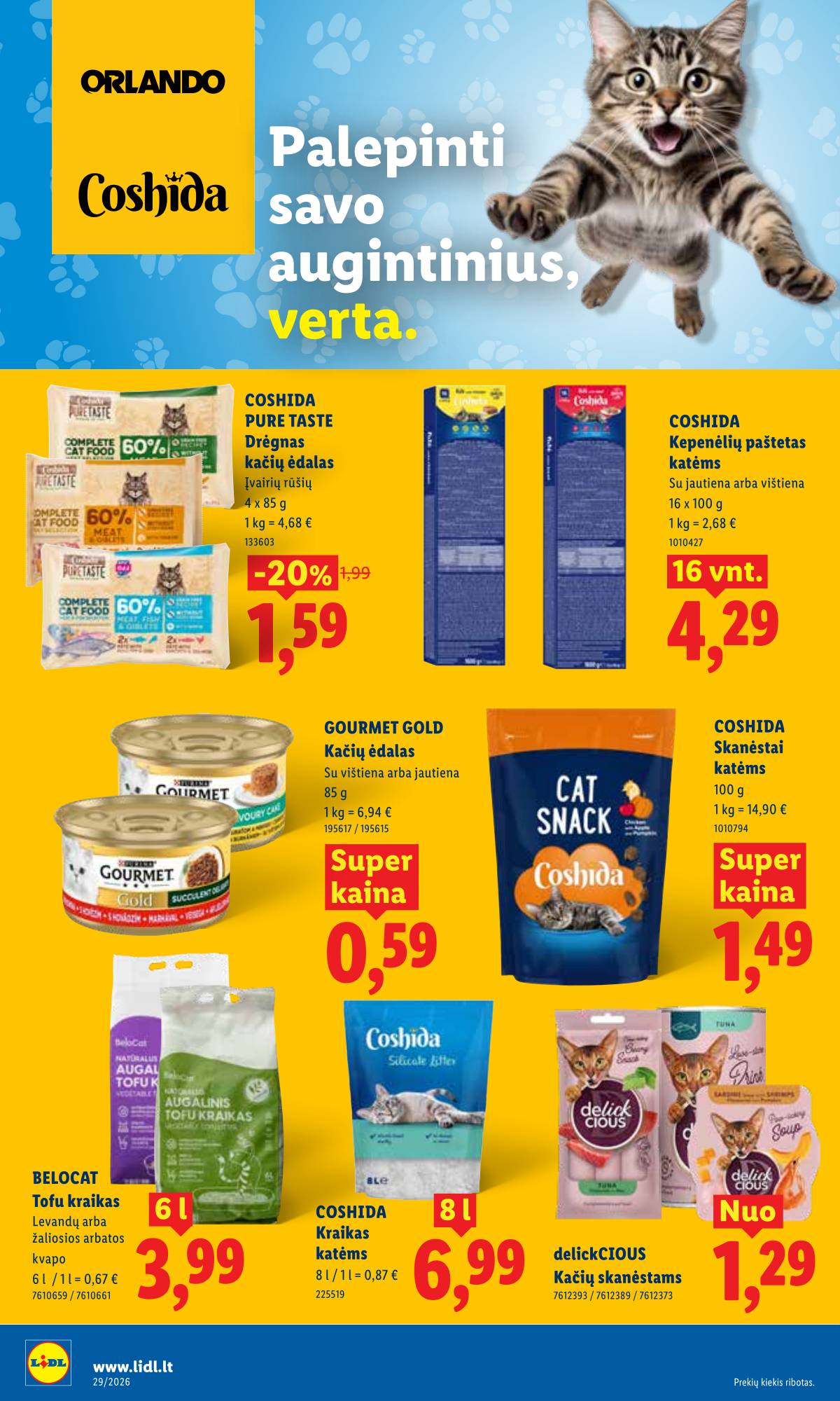 Lidl - LIDL SAVAITĖS Maisto prekių akcijų leidinys 28 puslapis