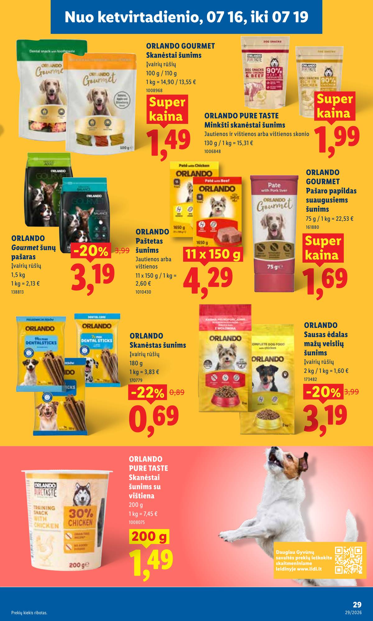 Lidl - LIDL SAVAITĖS Maisto prekių akcijų leidinys 29 puslapis