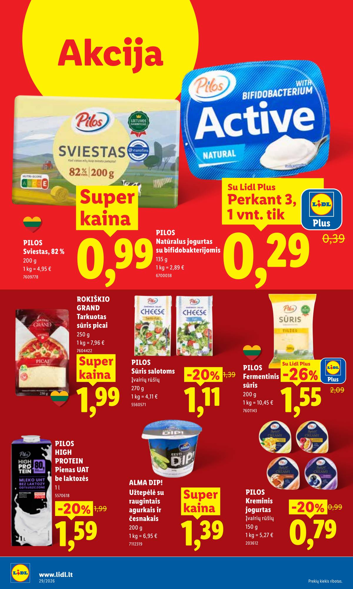 Lidl - LIDL SAVAITĖS Maisto prekių akcijų leidinys 32 puslapis