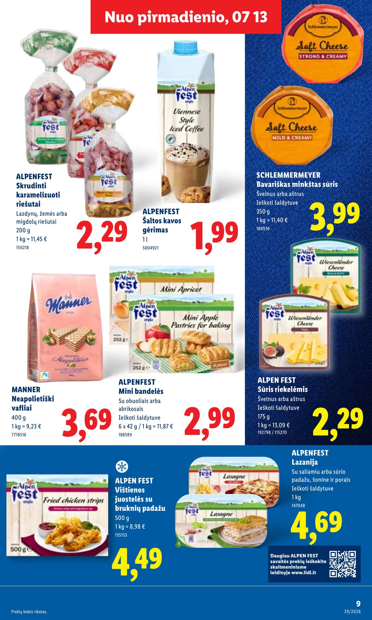 Lidl - LIDL SAVAITĖS Maisto prekių akcijų leidinys 9 puslapis