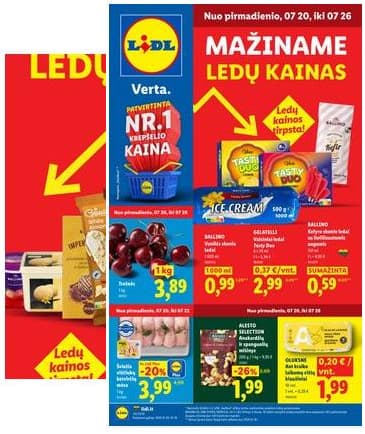 Lidl - LIDL SAVAITĖS Maisto prekių akcijų leidinys 2026-07-20 – 2026-07-26