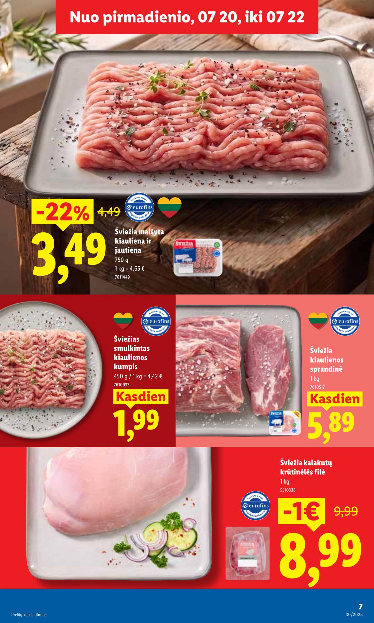 Lidl - LIDL SAVAITĖS Maisto prekių akcijų leidinys 11 puslapis