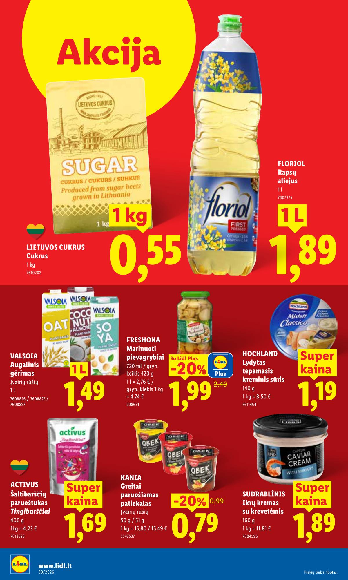 Lidl - LIDL SAVAITĖS Maisto prekių akcijų leidinys 20 puslapis
