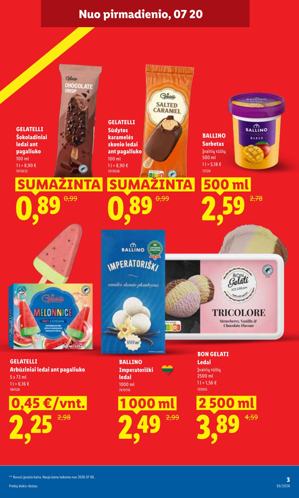 Lidl - LIDL SAVAITĖS Maisto prekių akcijų leidinys 3 puslapis