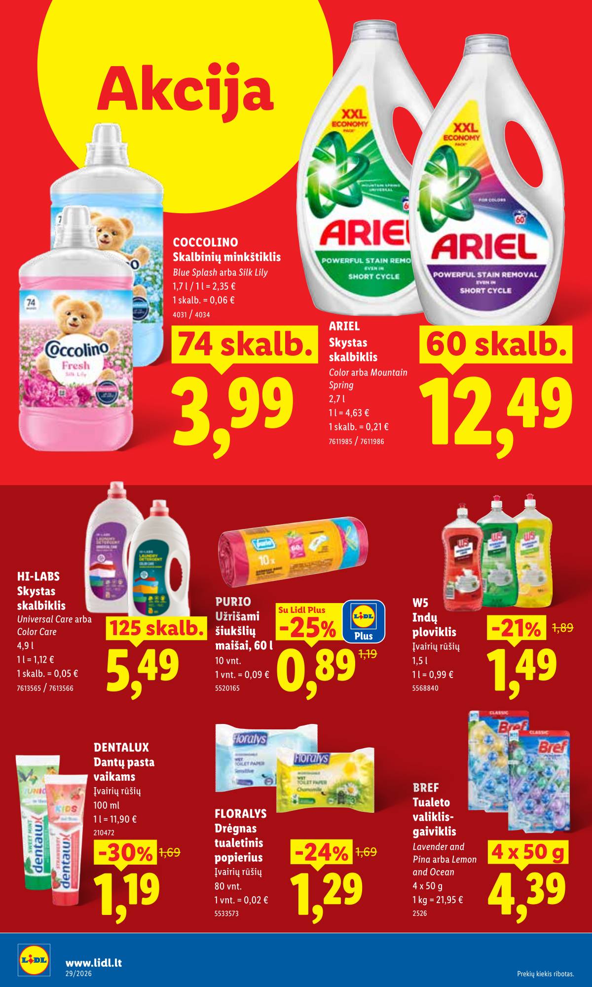 Lidl - LIDL SAVAITĖS Maisto prekių akcijų leidinys 30 puslapis