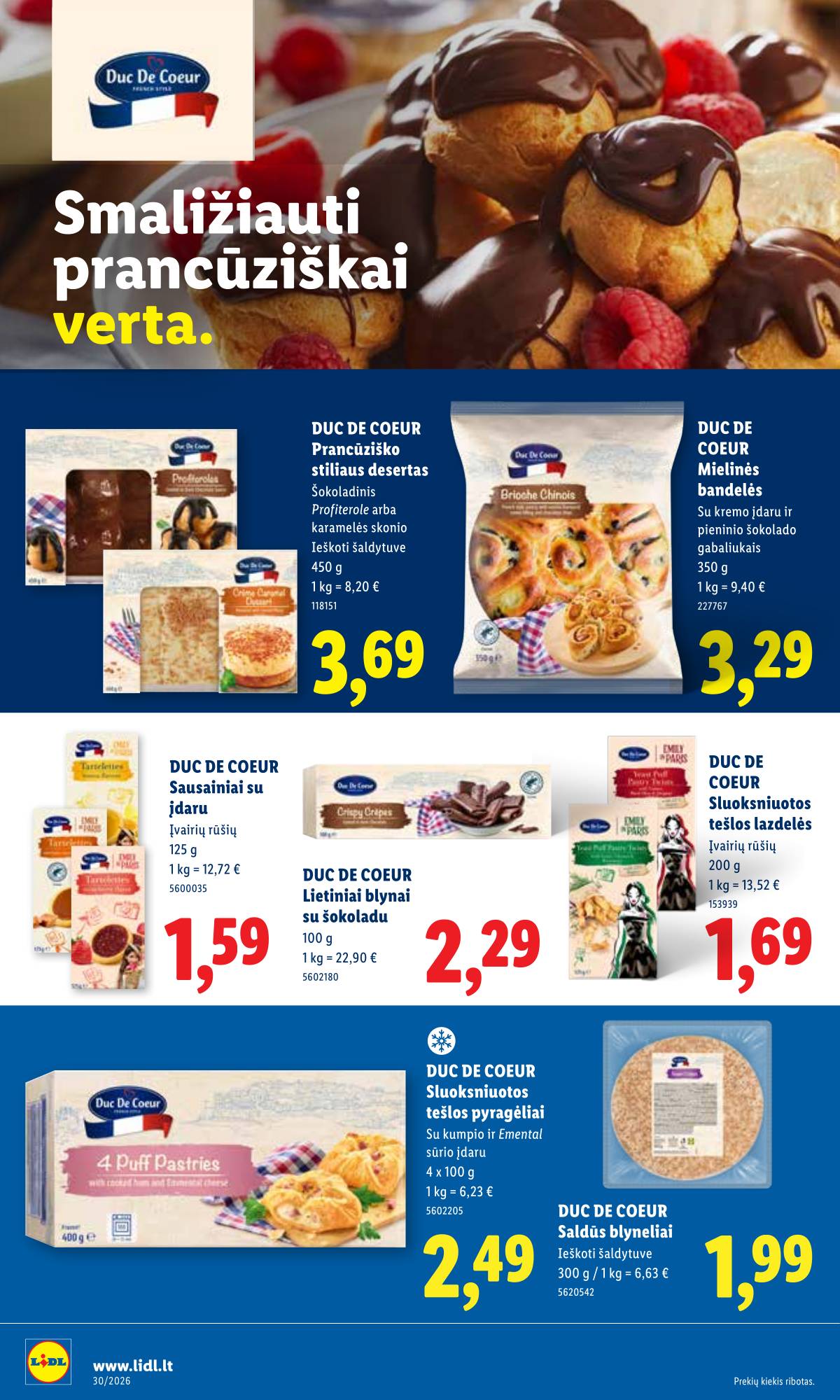 Lidl - LIDL SAVAITĖS Maisto prekių akcijų leidinys 32 puslapis
