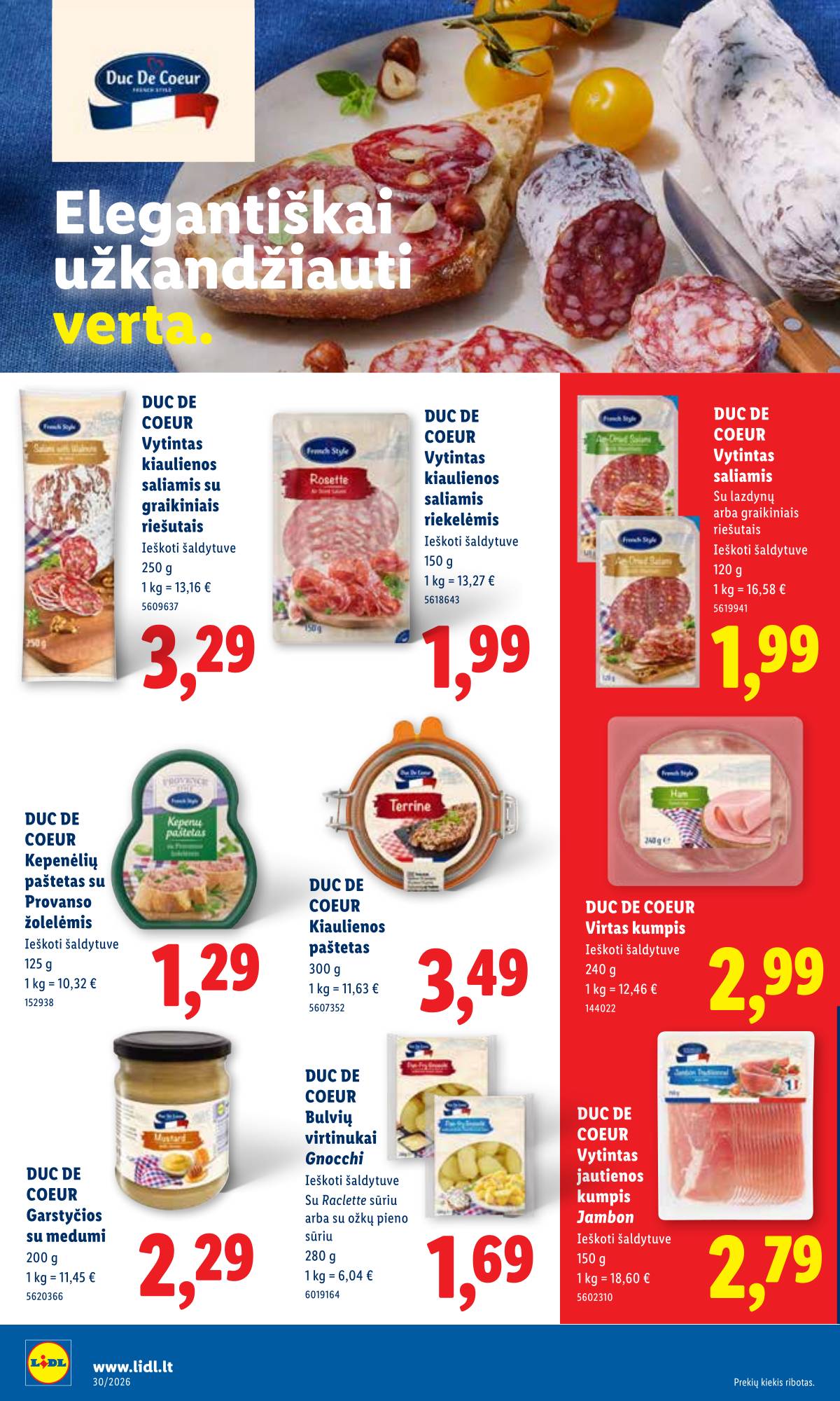 Lidl - LIDL SAVAITĖS Maisto prekių akcijų leidinys 34 puslapis