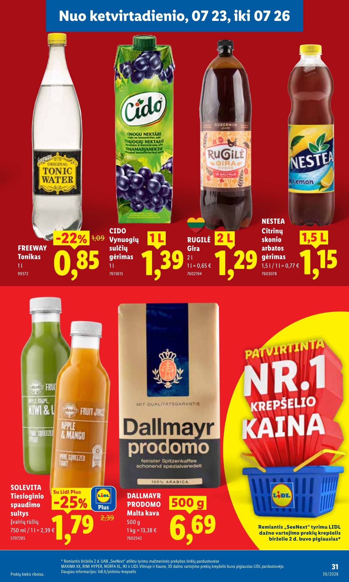 Lidl - LIDL SAVAITĖS Maisto prekių akcijų leidinys 37 puslapis
