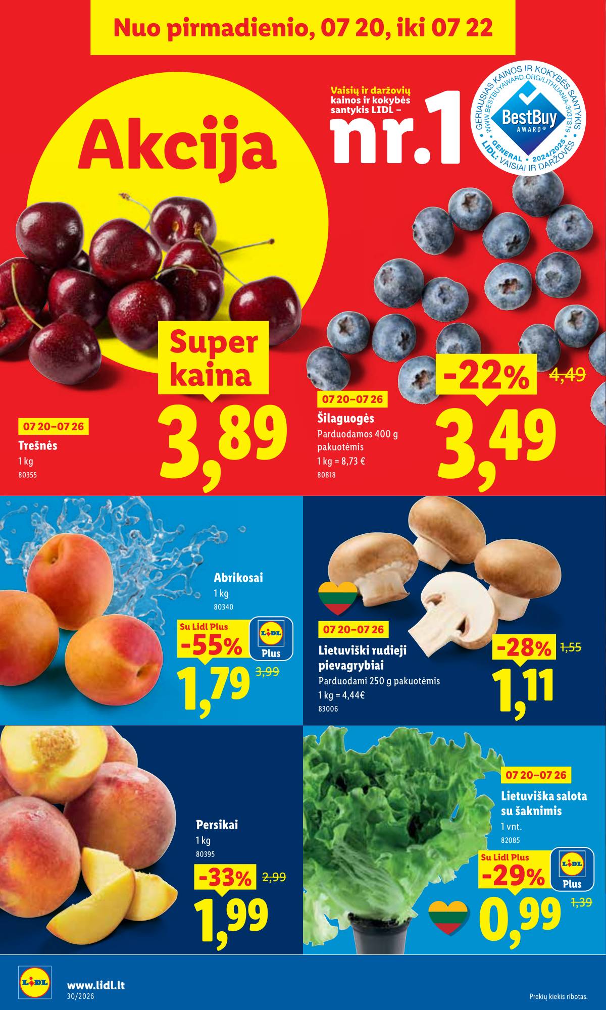 Lidl - LIDL SAVAITĖS Maisto prekių akcijų leidinys 4 puslapis