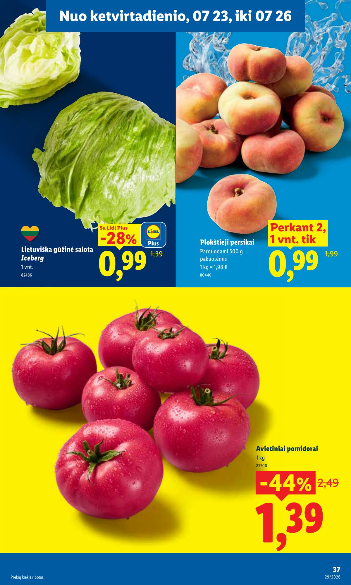 Lidl - LIDL SAVAITĖS Maisto prekių akcijų leidinys 43 puslapis