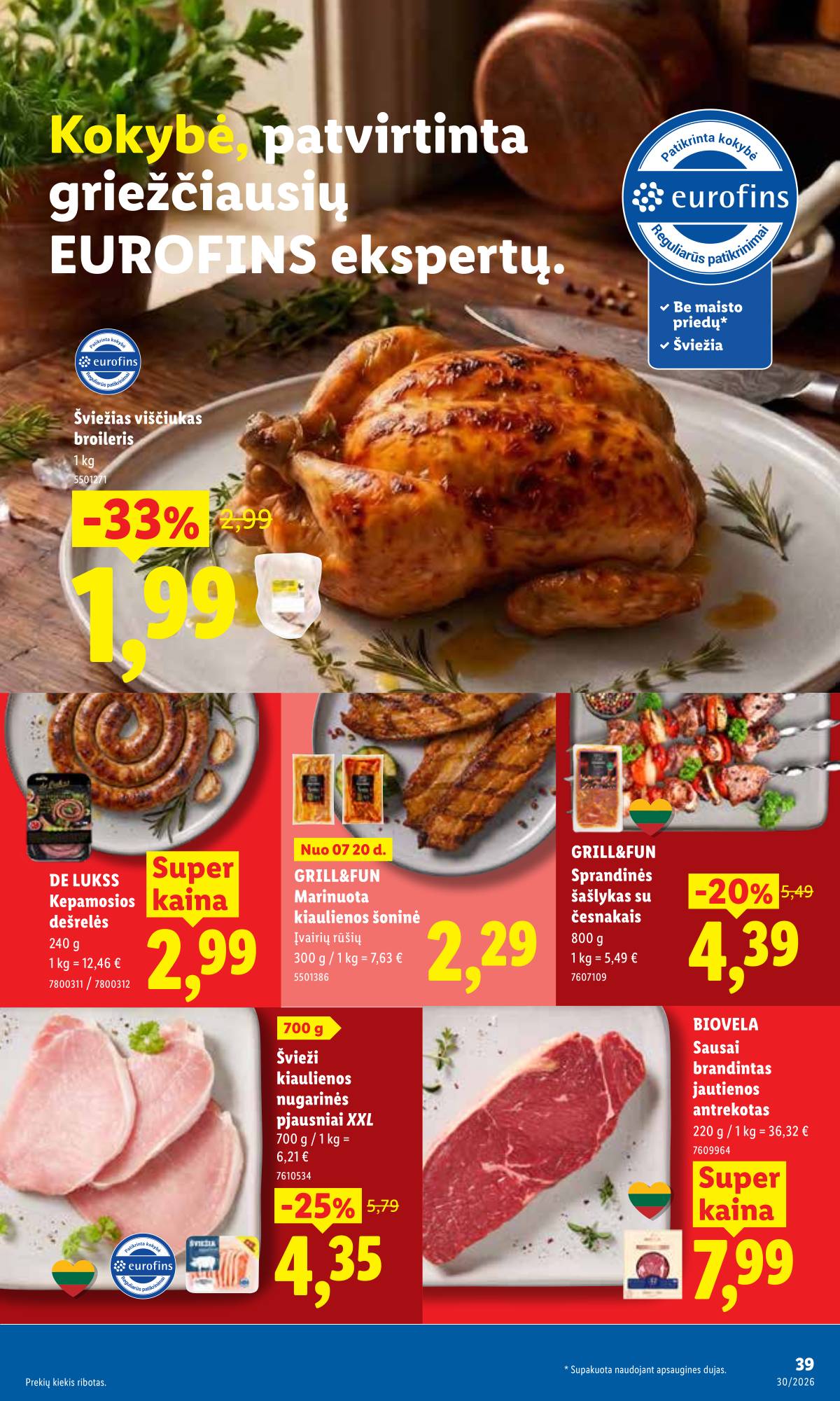Lidl - LIDL SAVAITĖS Maisto prekių akcijų leidinys 45 puslapis