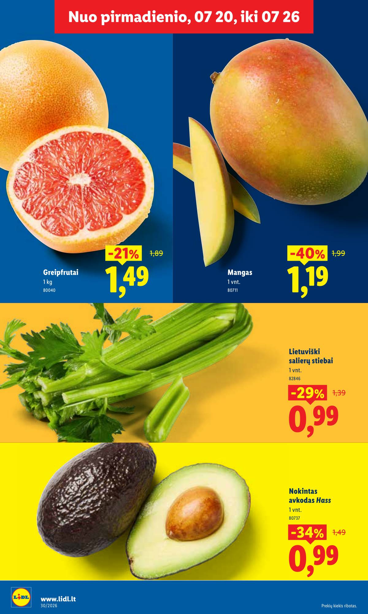 Lidl - LIDL SAVAITĖS Maisto prekių akcijų leidinys 6 puslapis