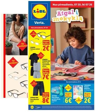 Lidl - LIDL Ne maisto prekių akcijų leidinys 2026-07-20 – 2026-07-26