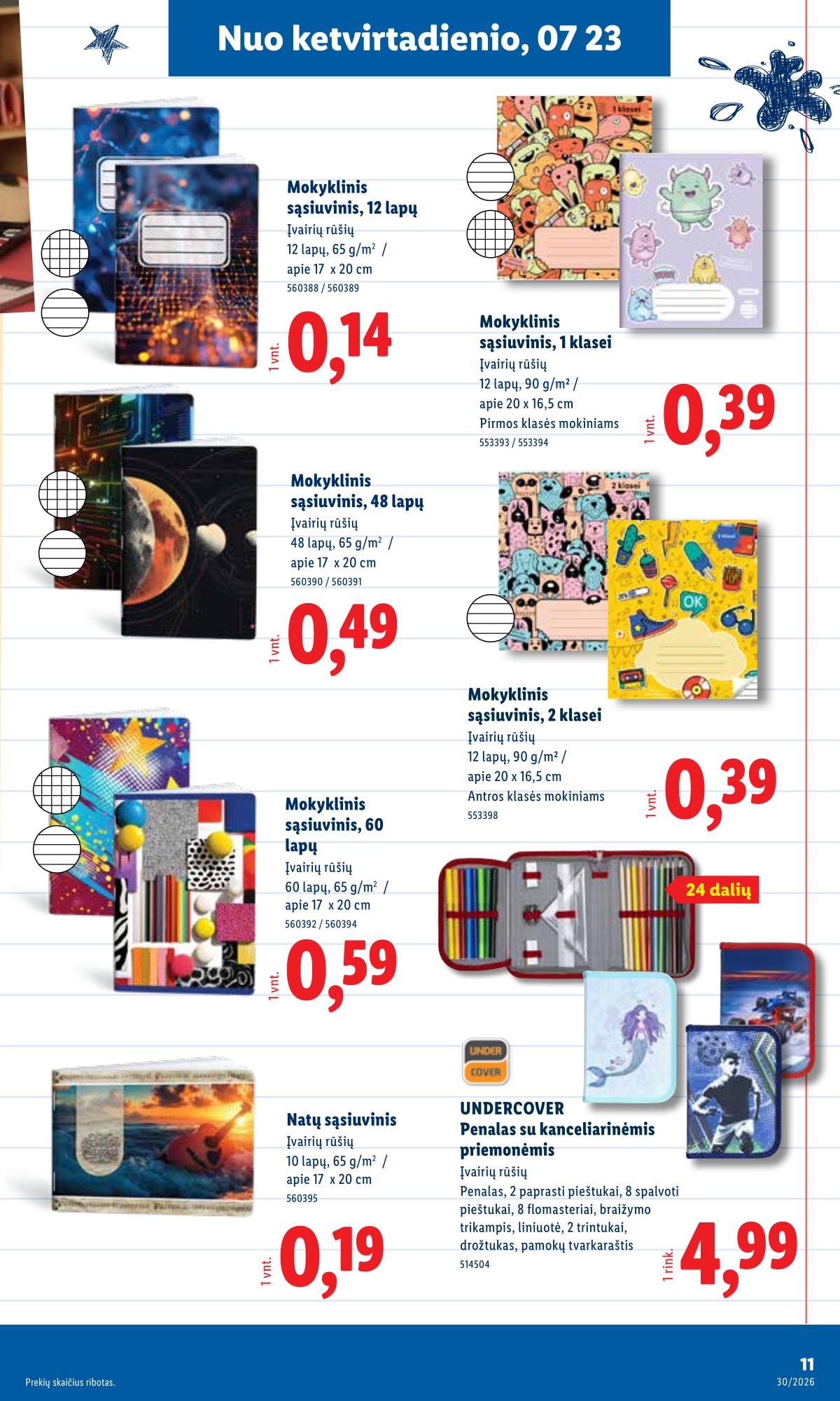 Lidl - LIDL Ne maisto prekių akcijų leidinys 11 puslapis