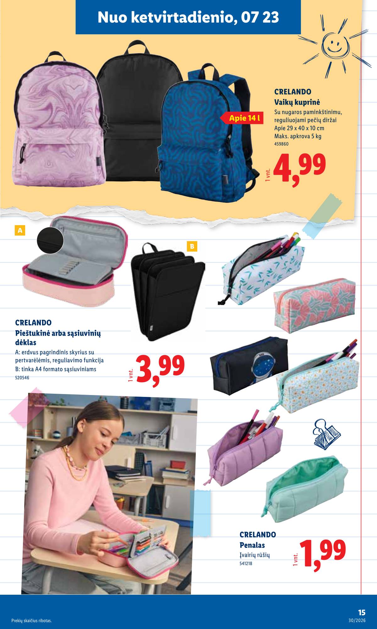 Lidl - LIDL Ne maisto prekių akcijų leidinys 15 puslapis