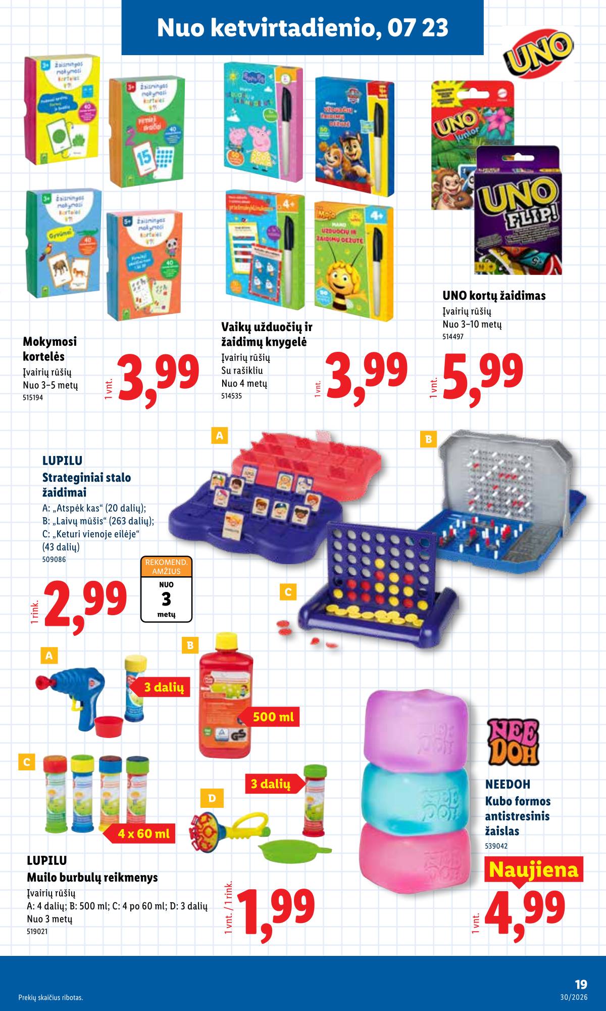 Lidl - LIDL Ne maisto prekių akcijų leidinys 19 puslapis