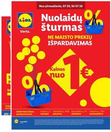 Lidl - Keturiose LIDL parduotuvėse! 2026-07-20 – 2026-07-26