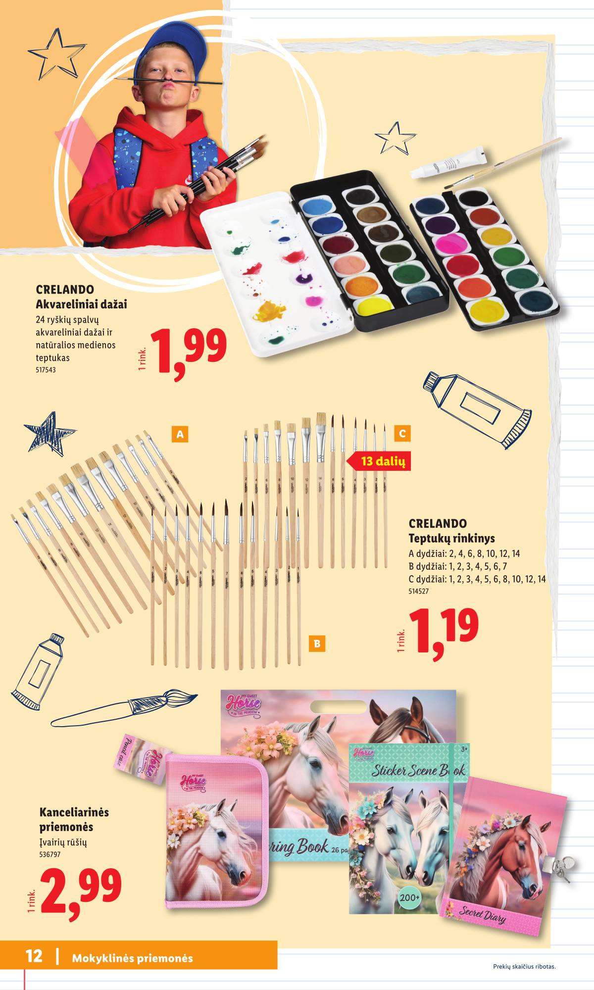 Lidl - Mokyklos prekių katalogas 2026 12 puslapis