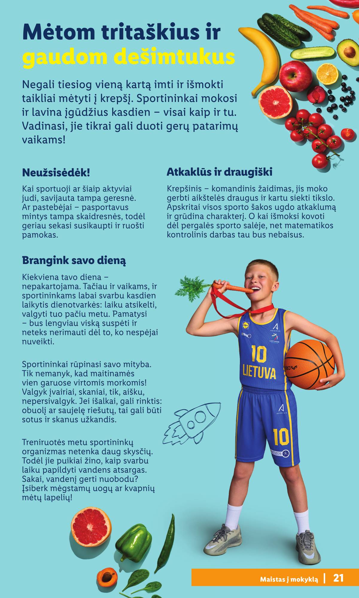 Lidl - Mokyklos prekių katalogas 2026 21 puslapis