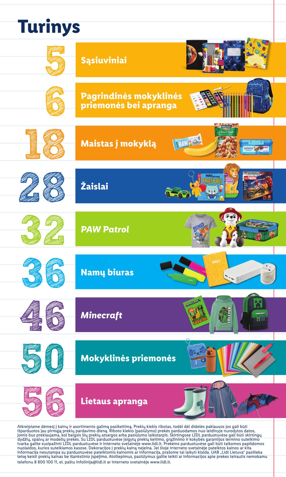 Lidl - Mokyklos prekių katalogas 2026 3 puslapis