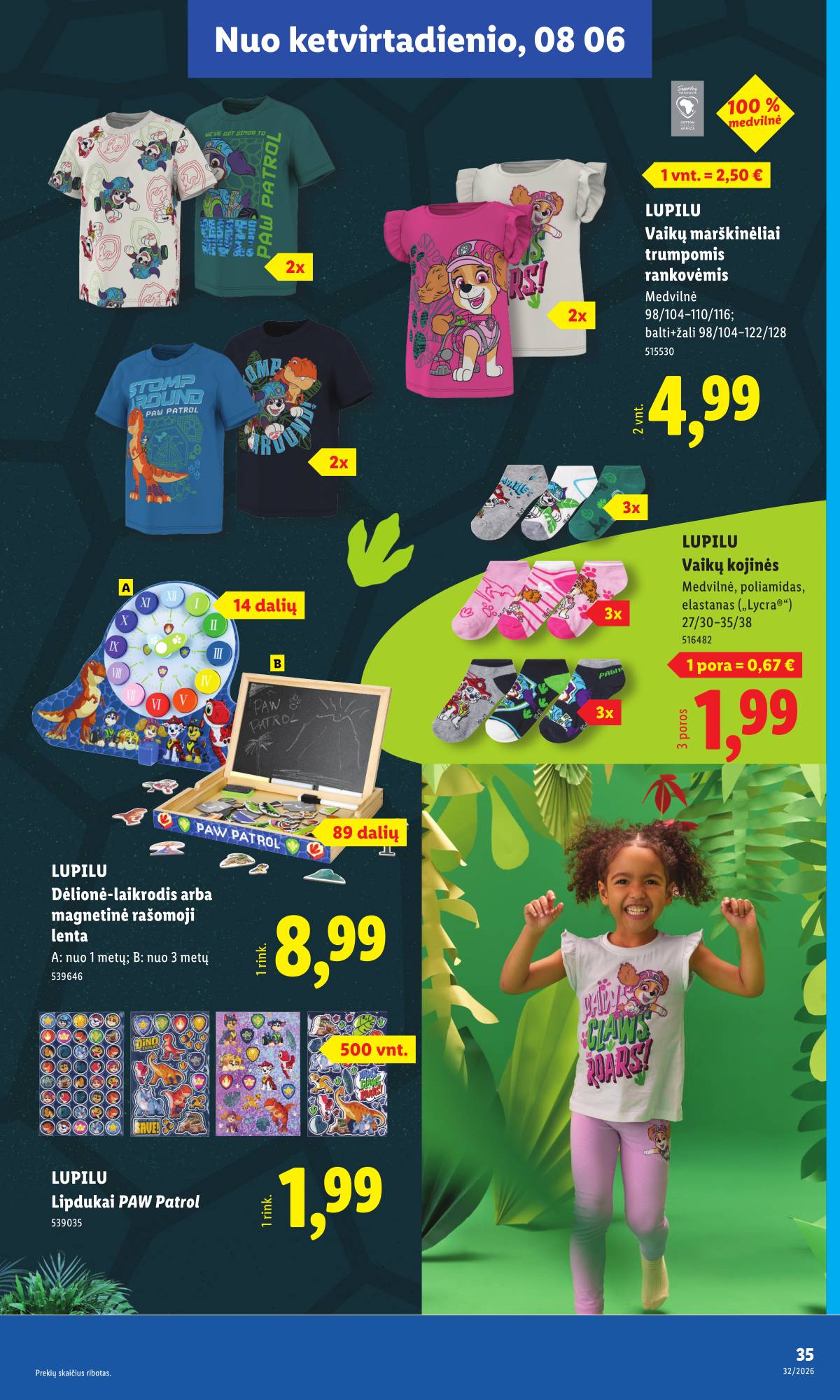 Lidl - Mokyklos prekių katalogas 2026 35 puslapis