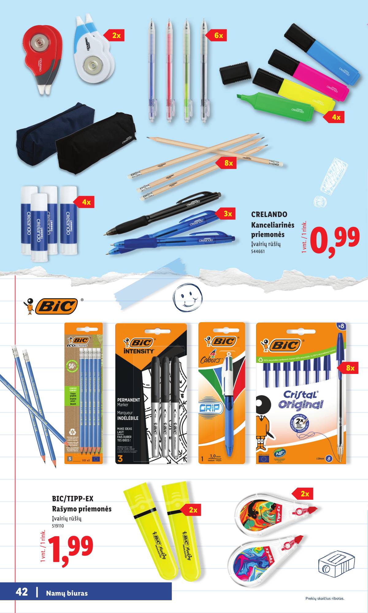 Lidl - Mokyklos prekių katalogas 2026 42 puslapis